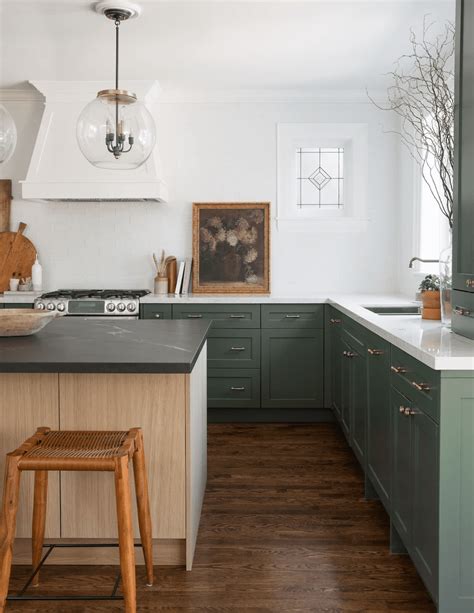 green cabinets with stainless steel appliances|modern green kitchen designs.